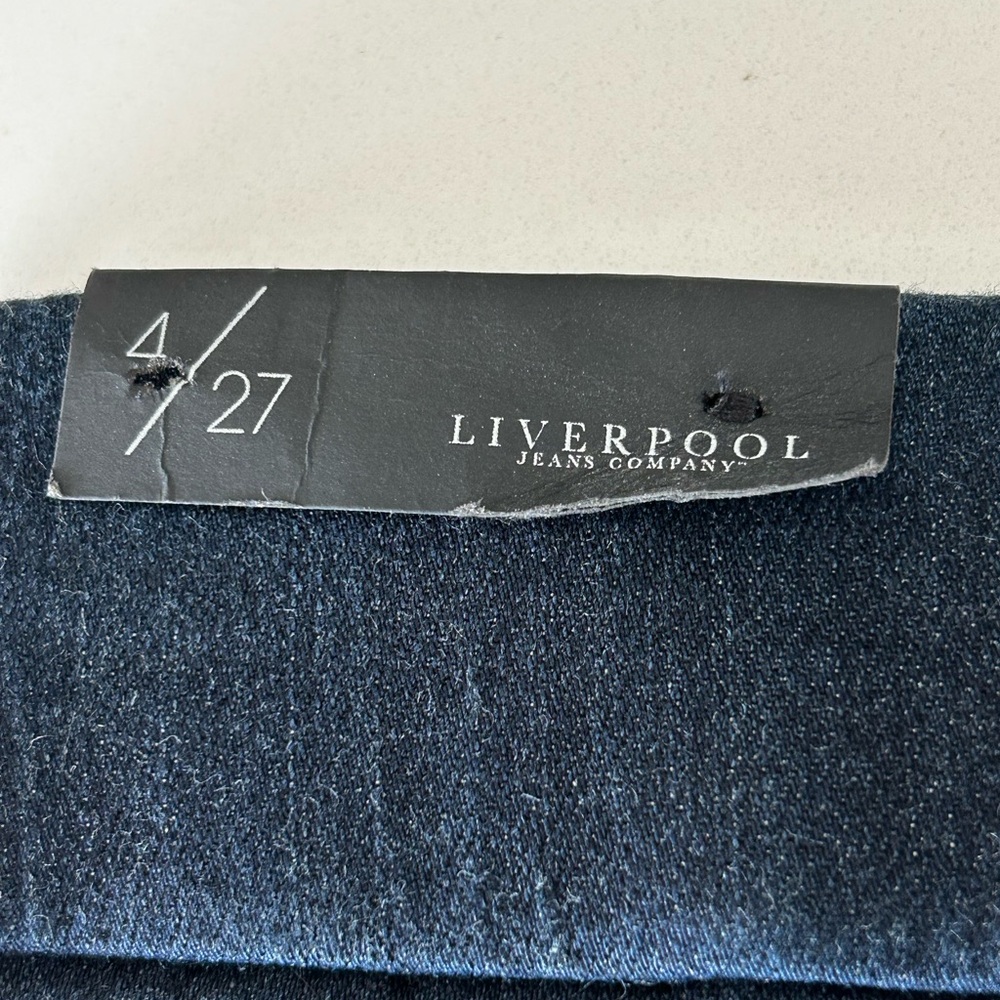 Liverpool Jeans Company Dark Indigo Jeggings Size 4/27 - Picture 15 of 16